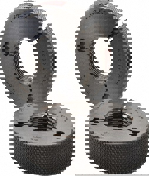 Threaded Ring Gage: 1-1/8-12 Thread, UNF, Class 2A, Go & No Go